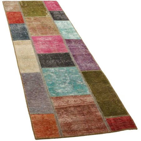 tappeto persia vintage patchwork cm 72x253 2