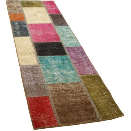 tappeto persia vintage patchwork cm 71x252 2