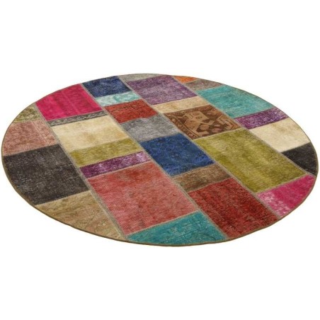 tappeto persia vintage patchwork cm 200x200 2