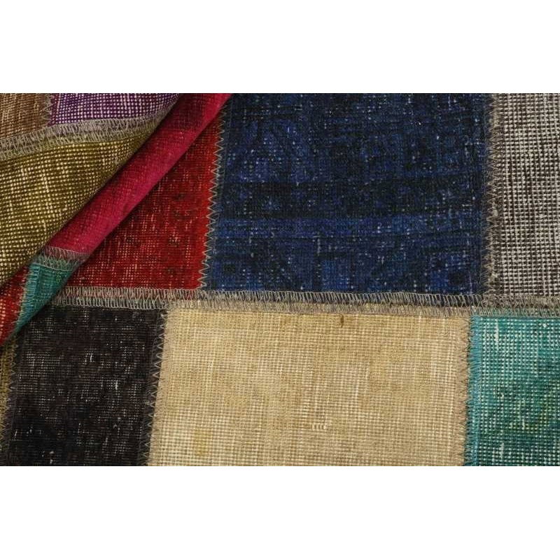 tappeto persia vintage patchwork cm.200x200 0