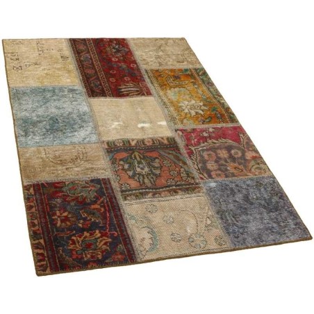 tappeto persia vintage patchwork cm 102x152 2