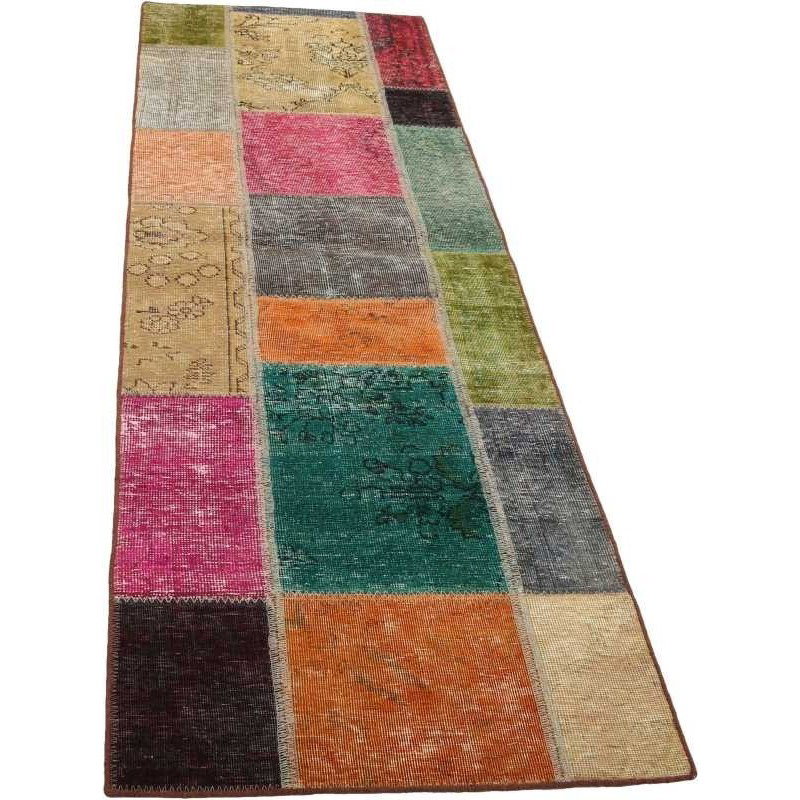 tappeto persia vintage patchwork cm 71x252 2