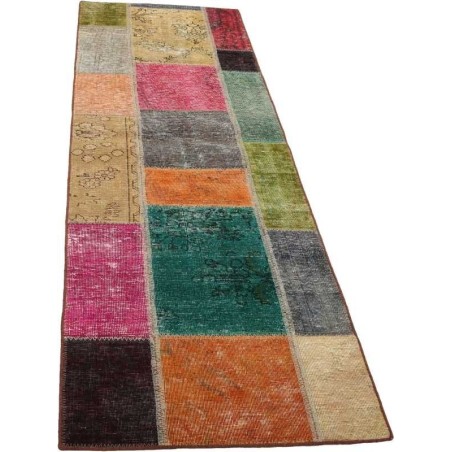 tappeto persia vintage patchwork cm 71x252 2