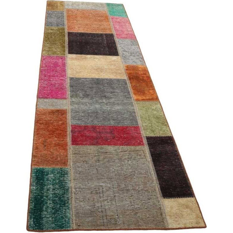 tappeto persia vintage patchwork cm 82x303 2