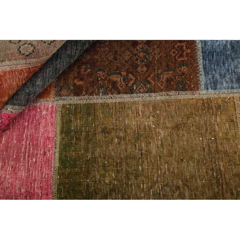 tappeto persia vintage patchwork cm.200x200 0