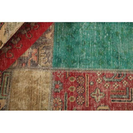 tappeto persia vintage patchwork cm.141x203 0