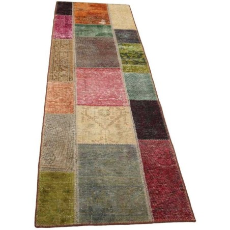 tappeto persia vintage patchwork cm 72x253 2