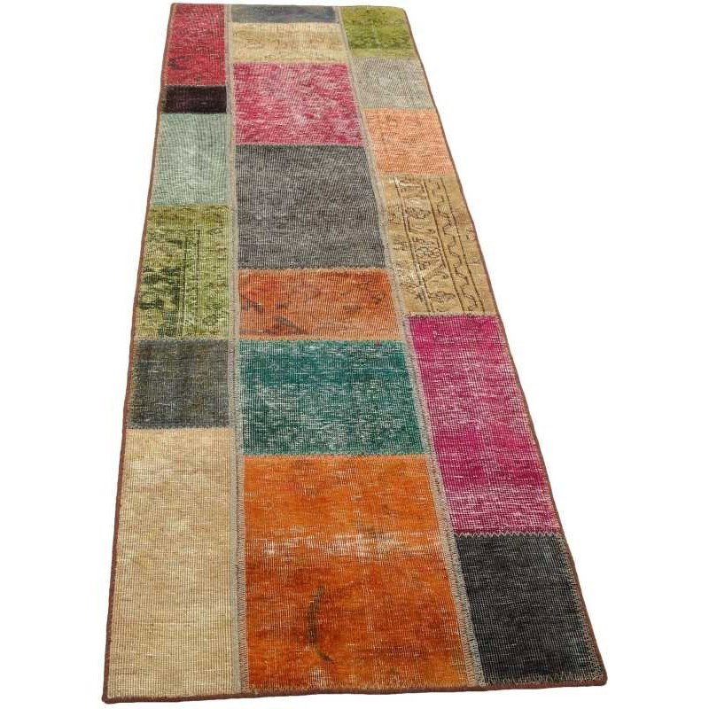 tappeto persia vintage patchwork cm 72x253 2