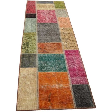 tappeto persia vintage patchwork cm 72x253 2