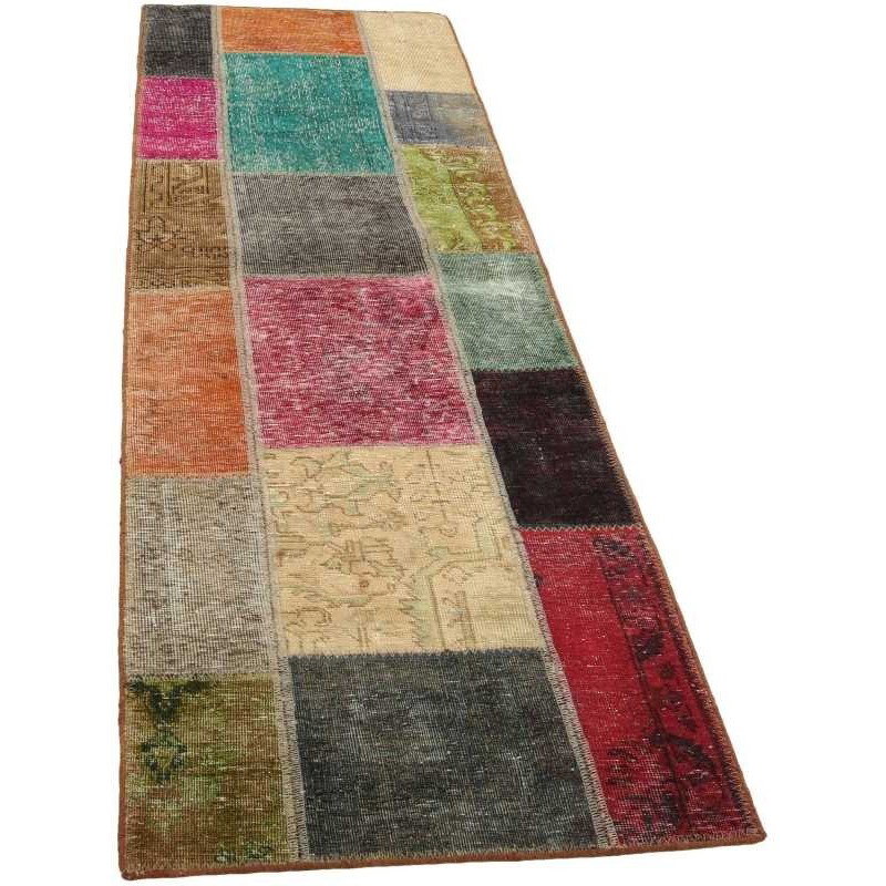 tappeto persia vintage patchwork cm 71x257 2