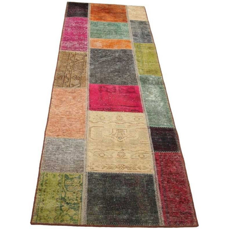 tappeto persia vintage patchwork cm 71x253 2