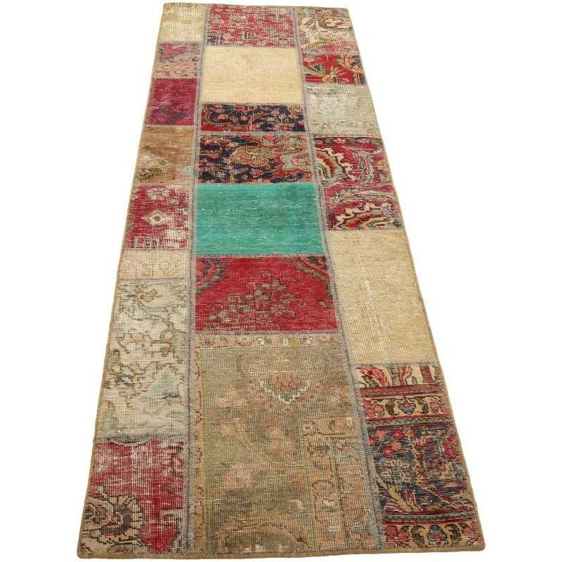 tappeto persia vintage patchwork cm 70x255 2
