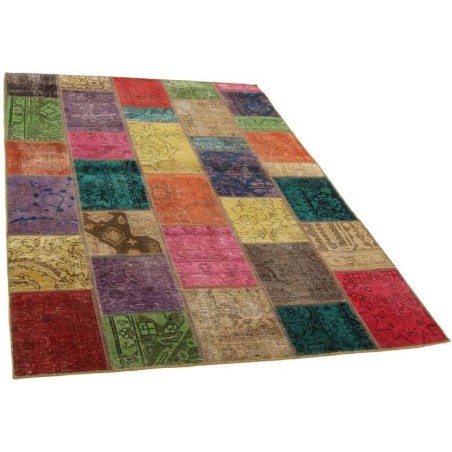 tappeto persia vintage patchwork cm 140x208 2
