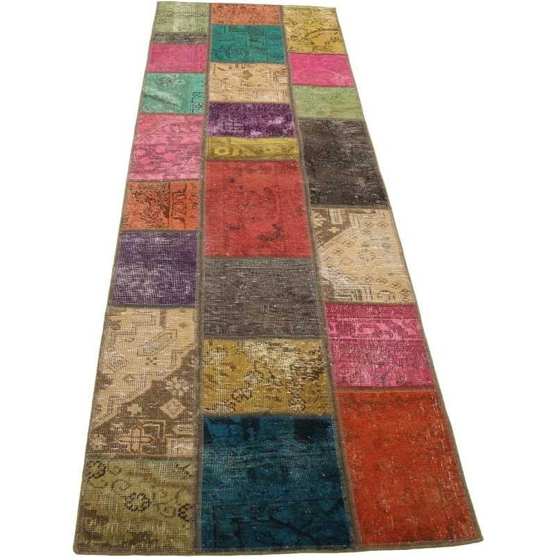 tappeto persia vintage patchwork cm 72x262 2