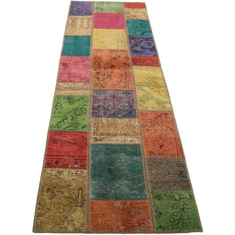 tappeto persia vintage patchwork cm 71x264 2