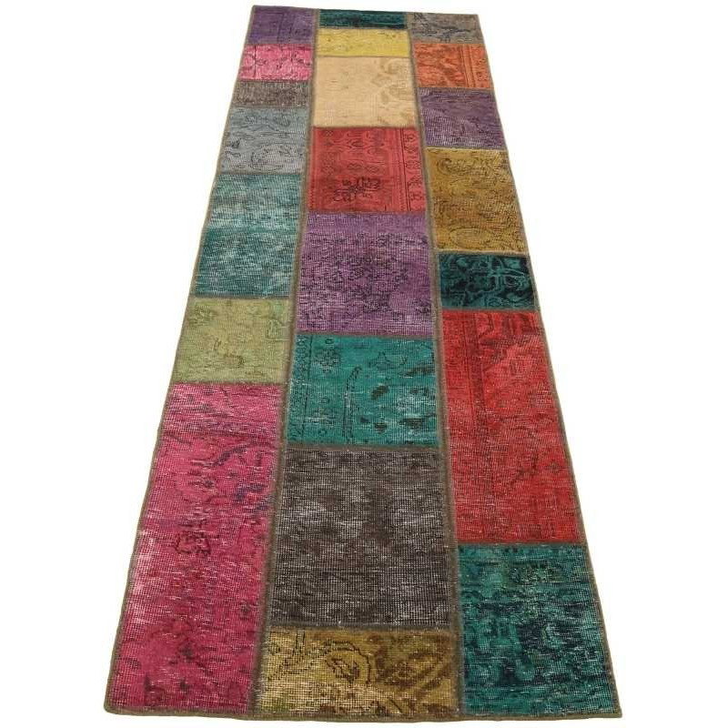 tappeto persia vintage patchwork cm 73x260 2