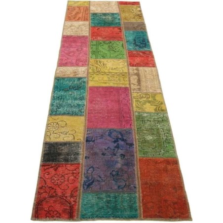 tappeto persia vintage patchwork cm 70x255 2