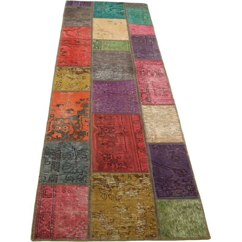tappeto persia vintage patchwork cm 70x255 2