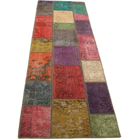 tappeto persia vintage patchwork cm 70x255 2