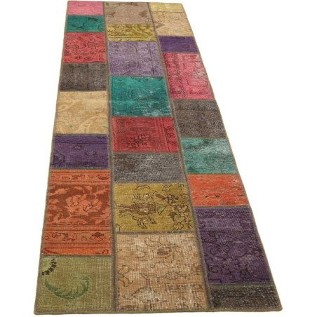 tappeto persia vintage patchwork cm 73x264 2