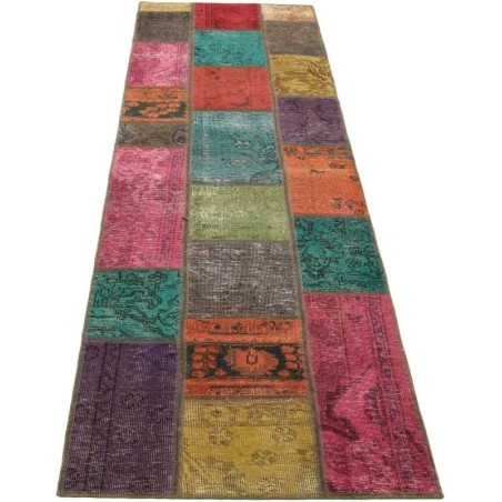 tappeto persia vintage patchwork cm 72x255 2