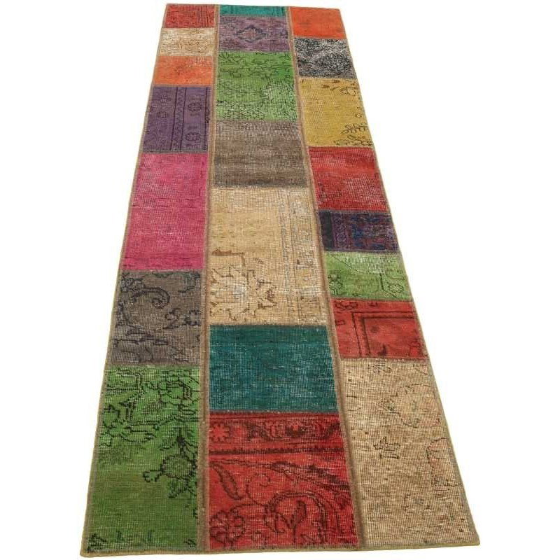 tappeto persia vintage patchwork cm 71x258 2