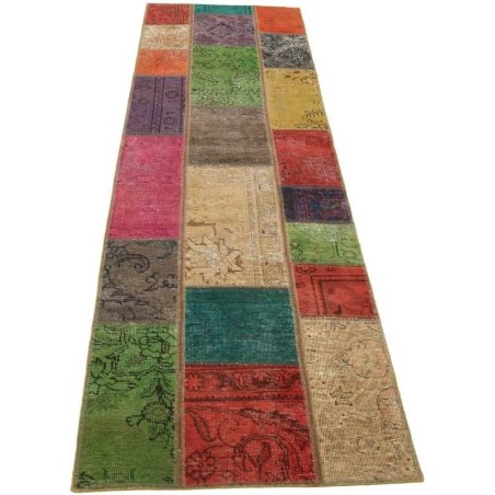tappeto persia vintage patchwork cm 71x258 2