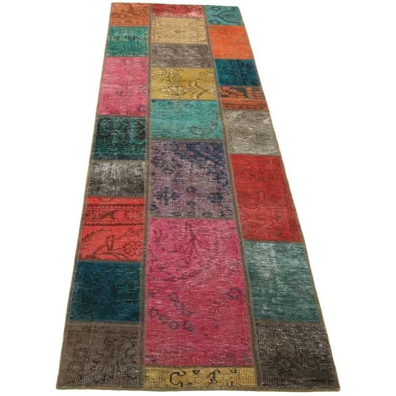 tappeto persia vintage patchwork cm 70x266 2