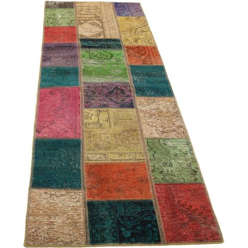 tappeto persia vintage patchwork cm 73x257 2