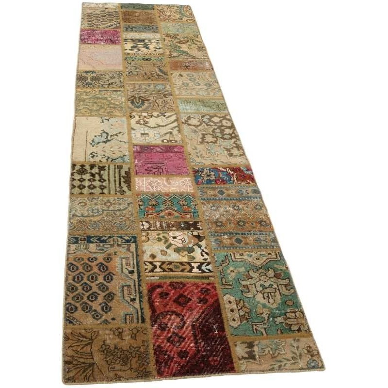 tappeto persia vintage patchwork cm 77x306 2