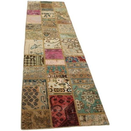 tappeto persia vintage patchwork cm 77x306 2