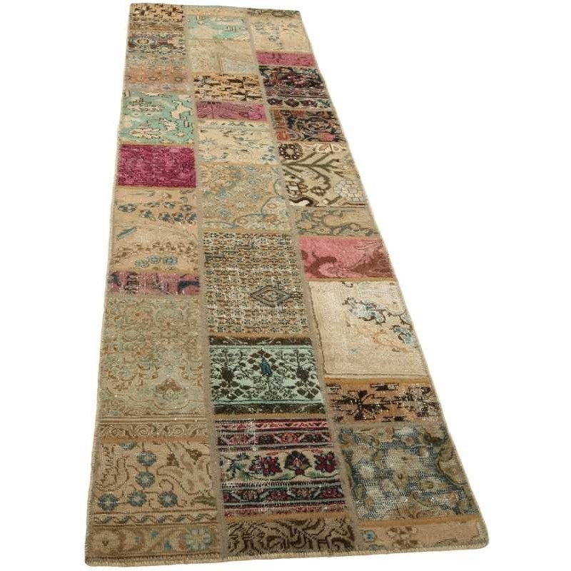 tappeto persia vintage patchwork cm 76x302 2