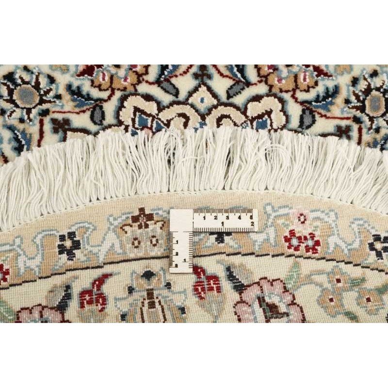 tappeto persia nain fine con seta cm.150x150 0