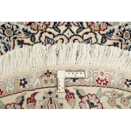 tappeto persia nain fine con seta cm.150x150 0
