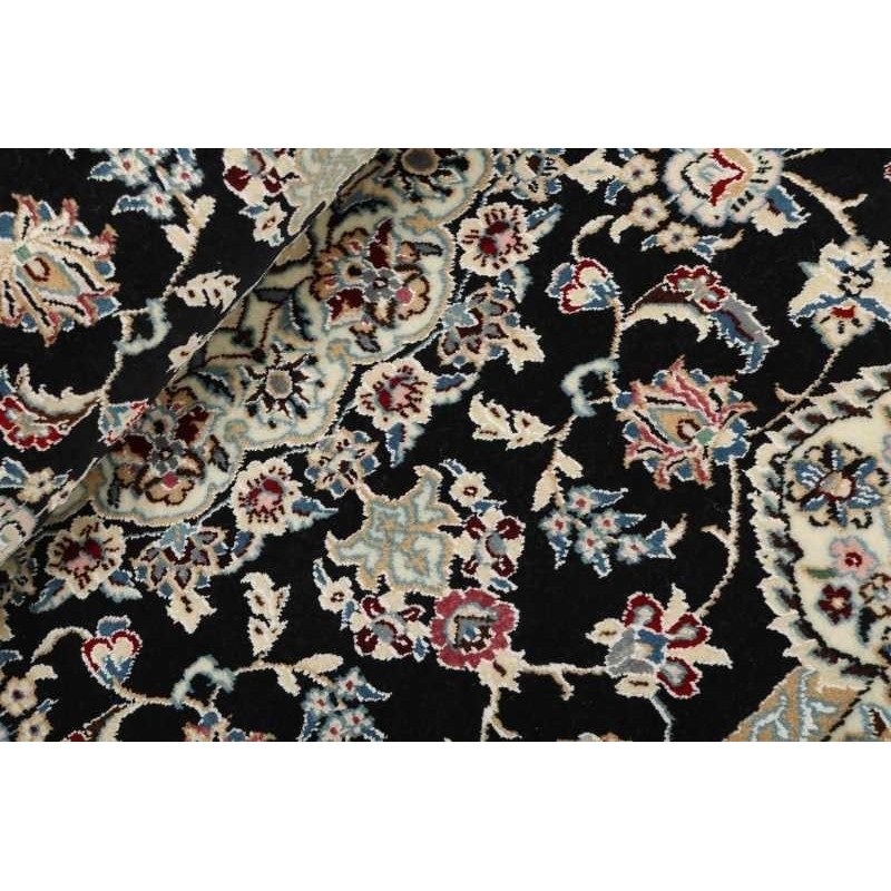 tappeto persia nain fine con seta cm.150x150 1