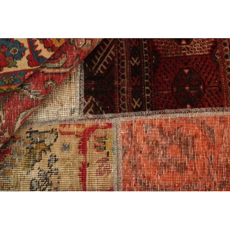 tappeto persia vintage patchwork cm.143x206 0