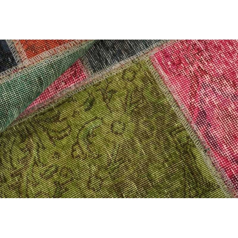 tappeto persia vintage patchwork cm.150x150 0