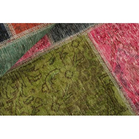 tappeto persia vintage patchwork cm.150x150 0