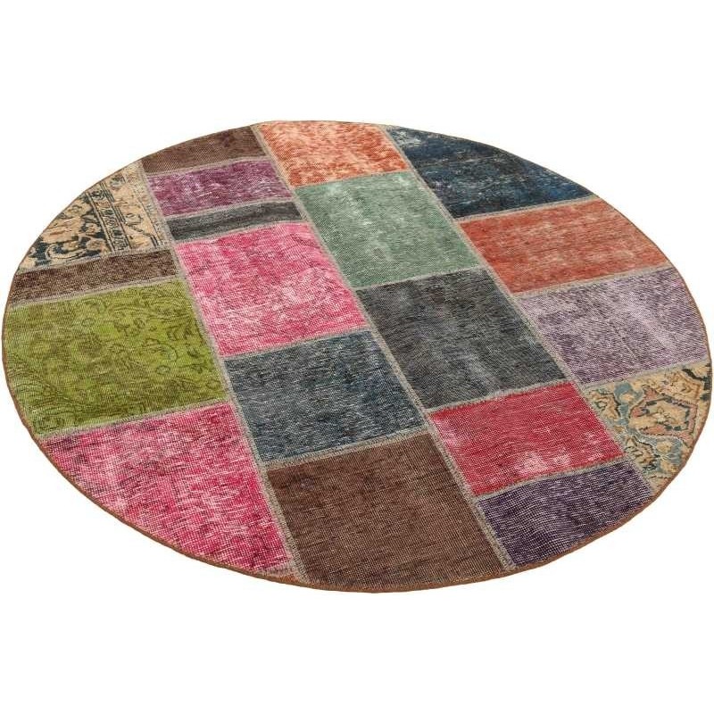 tappeto persia vintage patchwork cm 150x150 2