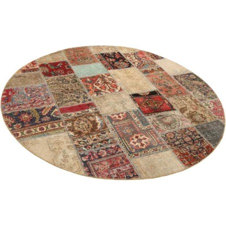 tappeto persia vintage patchwork cm 200x200 2