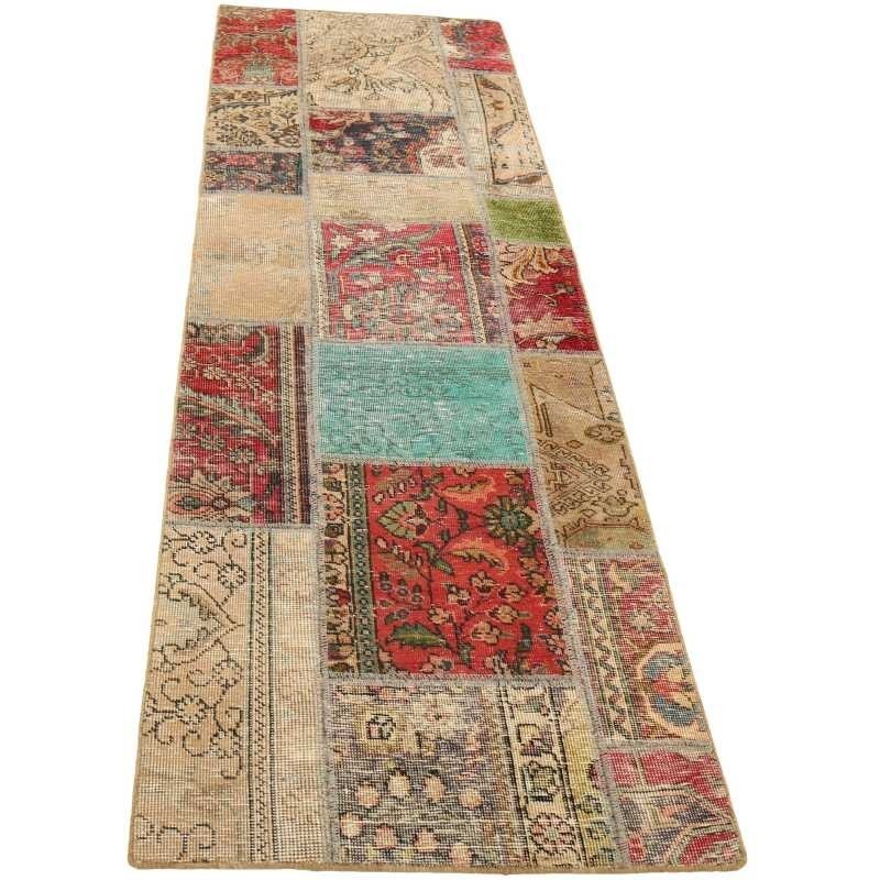 tappeto persia vintage patchwork cm 71x253 2