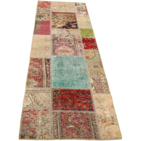 tappeto persia vintage patchwork cm 71x253 2