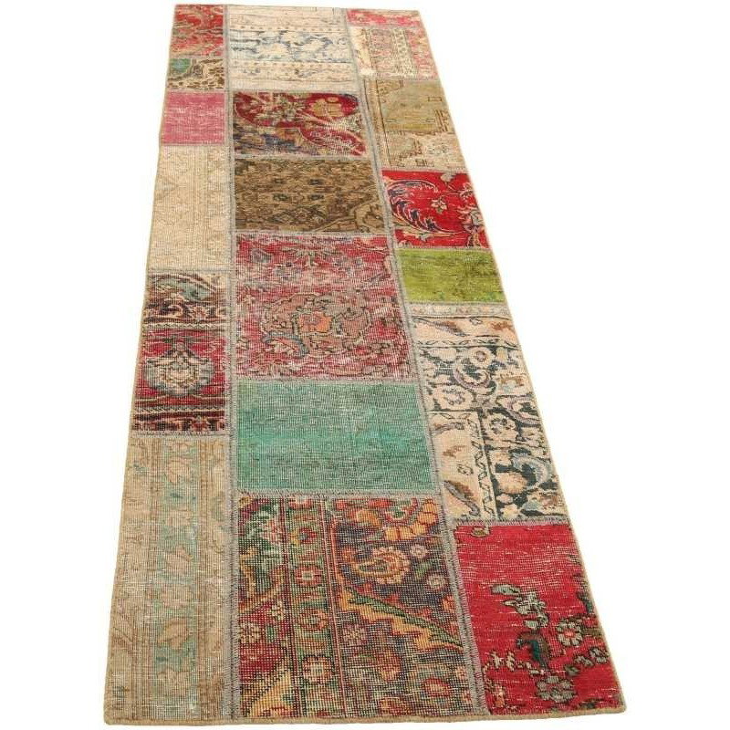 tappeto persia vintage patchwork cm 71x252 2