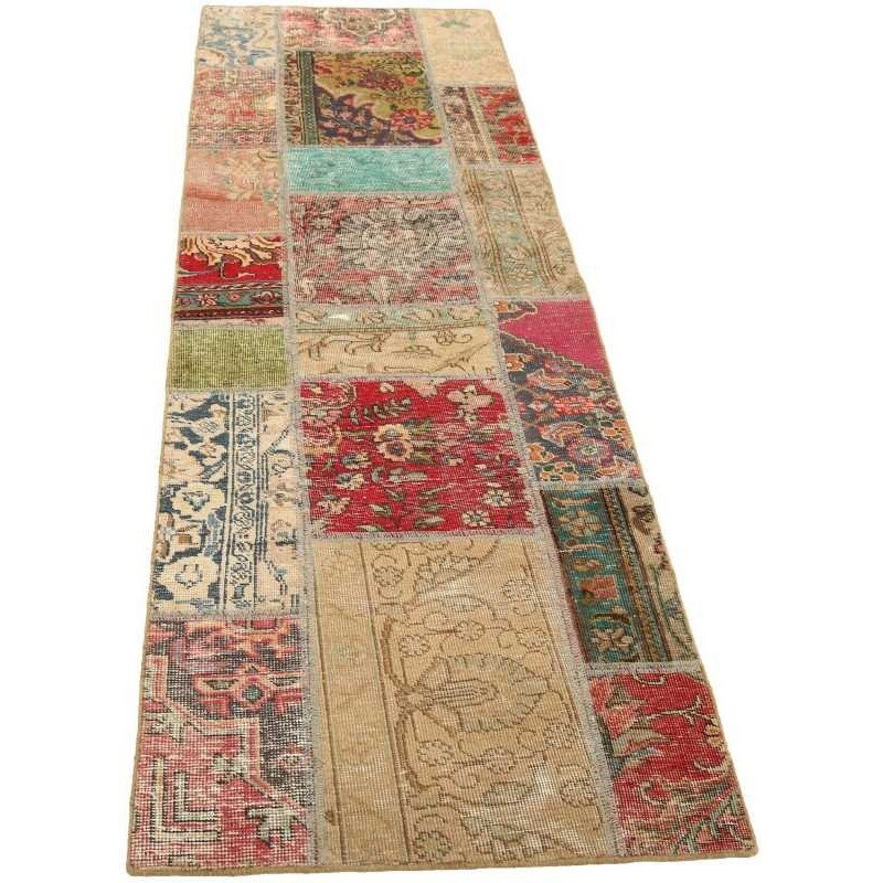 tappeto persia vintage patchwork cm 71x253 2