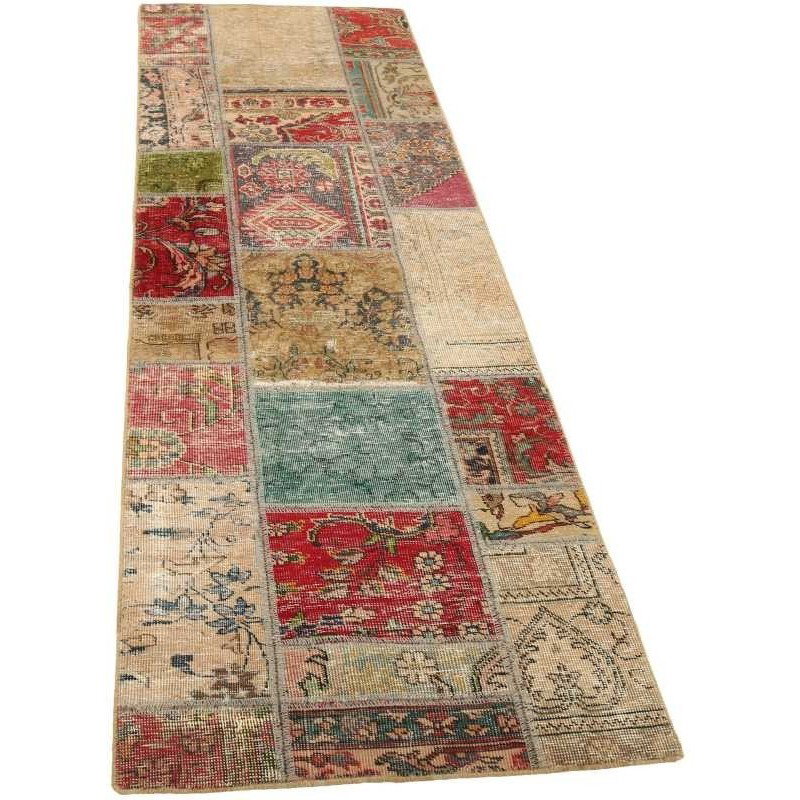 tappeto persia vintage patchwork cm 70x255 2