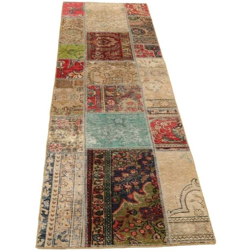 tappeto persia vintage patchwork cm 71x252 2