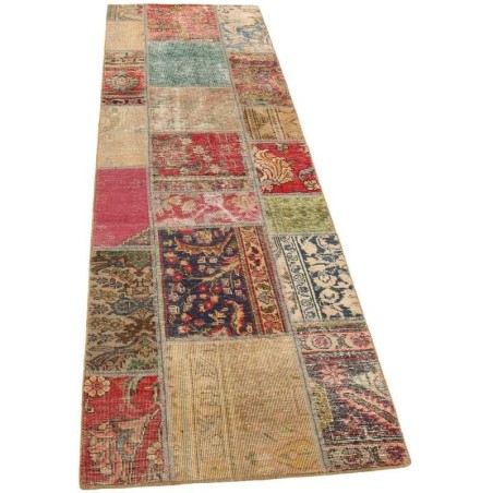 tappeto persia vintage patchwork cm 71x251 2