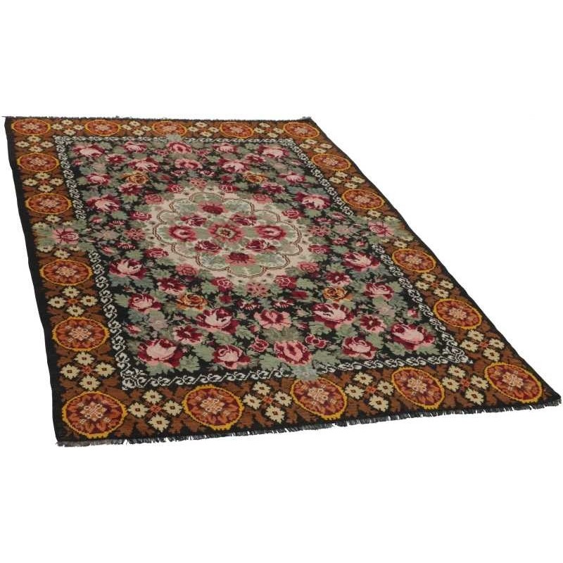 tappeto moldavia rose kelim old cm 210x335 3