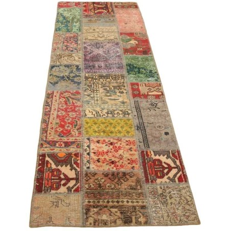 tappeto persia vintage patchwork cm 73x257 2