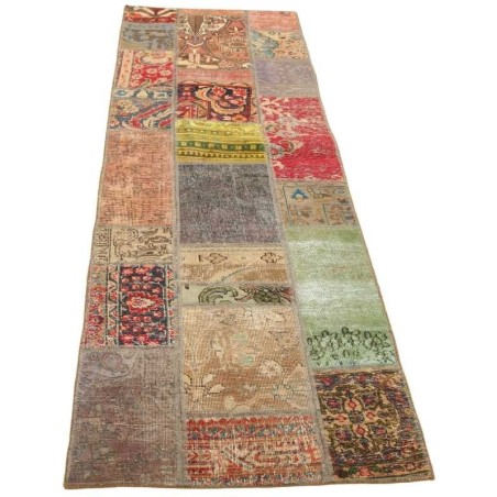 tappeto persia vintage patchwork cm 74x255 2